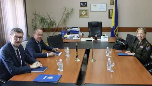 Podžić i McGaha o izgradnji odbrambenog sistema BiH kompatibilnog s NATO-om