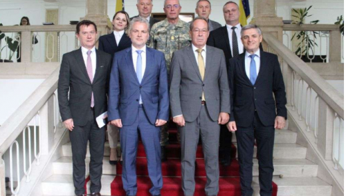 Podžić i Sattler o sigurnosno-političkoj situaciji te napretku BiH u EU integracijama