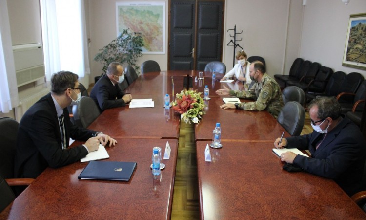 Podžić razgovarao sa komandantom NATO štaba u Sarajevu
