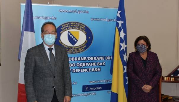 Podžić-Toudic: Nastaviti dobru vojnu saradnju BiH i Francuske