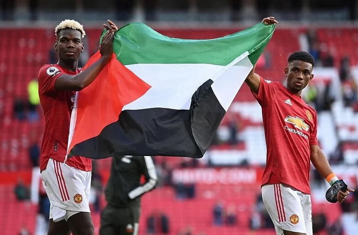 Pogba i Diallo podigli palestinsku zastavu na Old Traffordu