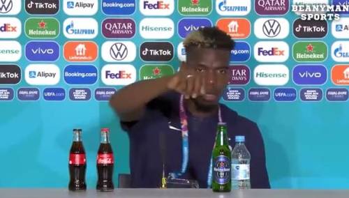 Pogba sklonio flašu piva jer ne želi reklamirati alkohol