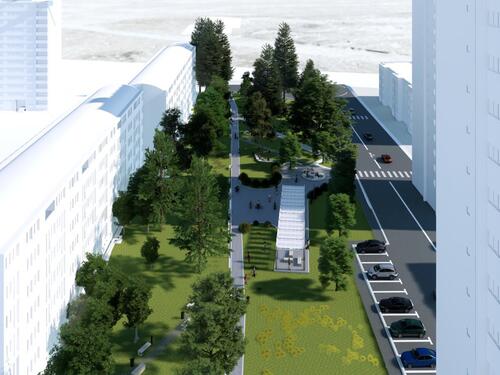 Pogledajte kako će izgledati novi park na Trgu heroja u Sarajevu