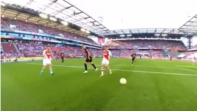 Pogledajte kako izgleda fudbalska utakmica iz ugla igrača