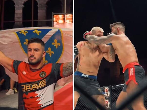 Pogledajte kako je Amil Tutić brutalno nokautirao hrvatskog borca u Puli