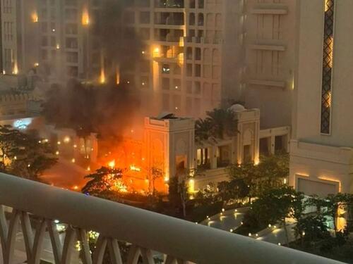 Pogledajte kako je iranski projektil pogodio luksuzni hotel u Dubaiju