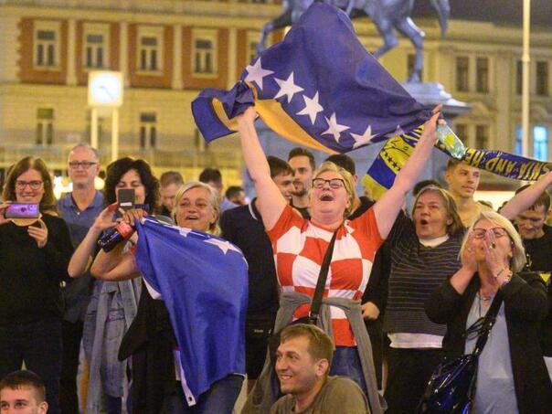 Pogledajte kako je u Zagrebu proslavljen gol BiH protiv Kanade