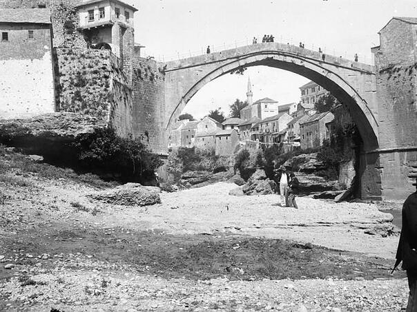 Pogledajte rijetku fotografiju Starog mosta iz 1896. godine