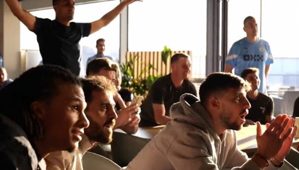 Pogledajte slavlje igrača Citya nakon kiksa Arsenala