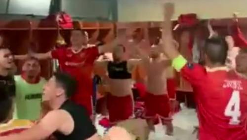 Pogledajte slavlje igrača Veleža u svlačionici nakon eliminacije AEK-a