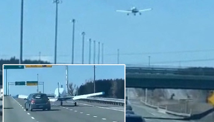 Pogledajte spektakularno slijetanje aviona na auto-put