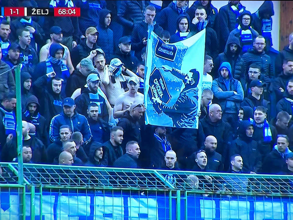 Pogledajte transparent zbog kojeg je prekinut meč Široki - Željezničar
