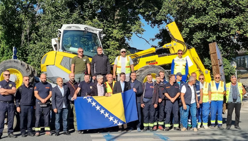 Pohvale za pripadnike civilne zaštite koji pomažu u Sloveniji