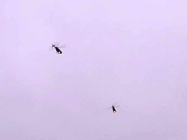 Pokazna vježba: Helikopteri MUP-a RS iznad Banjaluke