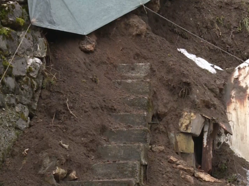 Evo kako danas izgleda klizište u Općini Stari Grad Sarajevo