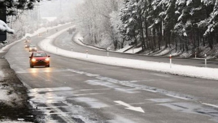 Poledica u višim predjelima, te na mostovima i prilazima tunelima