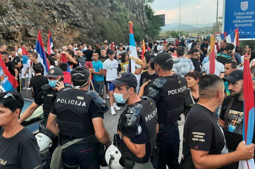 Policija blokirala ulaze u Podgoricu