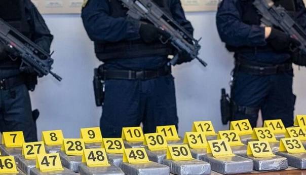 Policija u Hrvatskoj zaplijenila čak pola tone kokaina