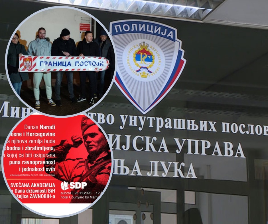 Policija zabranila skup SDP-a u Banjaluci na Dan državnosti