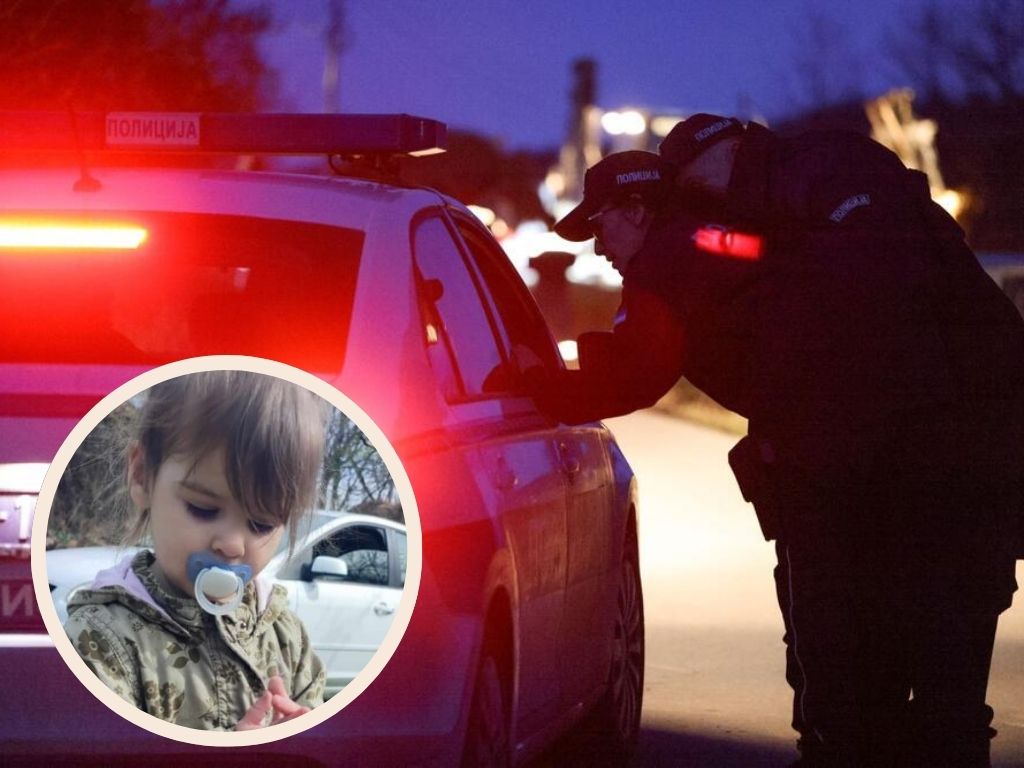 Policijska patrola i vatrogasci na mjestu nestanka Danke Ilić
