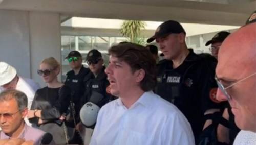 Policijski kordon opet na ulazu u Opštinu Budva