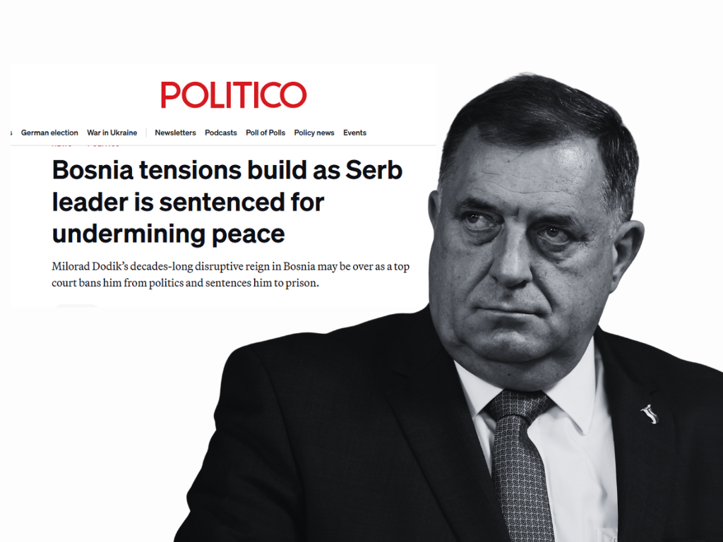 Politico o presudi "bosanskom medvjedu": Prvi put nakon rata sud, a ne OHR