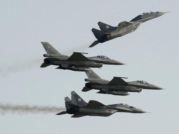 Poljska avijacija u pripravnosti zbog ruskih udara