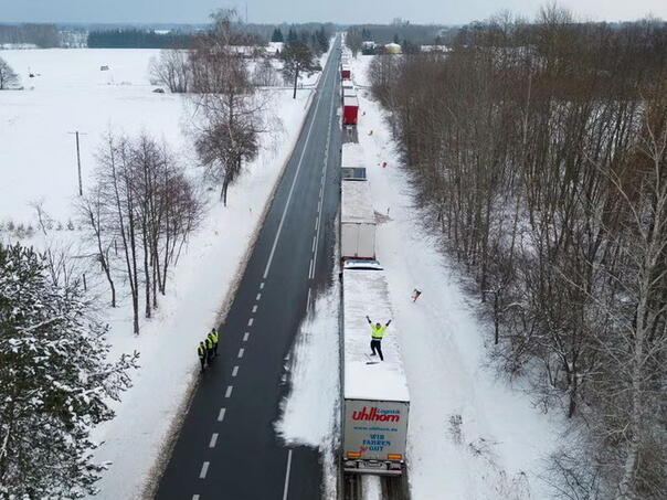 Poljski poljoprivrednici nastavili proteste na ukrajinskoj granici
