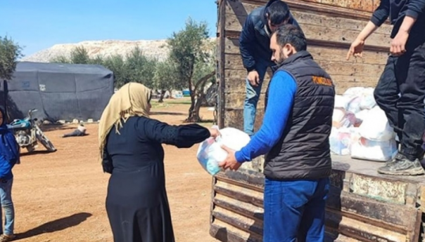 Pomoć organizacije Pomozi.ba stigla do ljudi u sirijskom Idlibu
