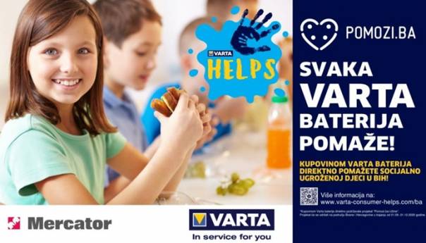 Pomozi.ba, Varta i Mercator: Nijedno dijete ne zaslužuje da bude gladno