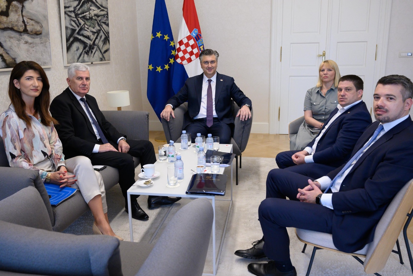 Ponovo riječi hvale: Čović sa Plenkovićem o 'podršci Hrvatske EU integracijama BiH'