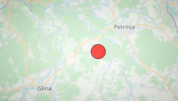 Ponovo zemljotres na području Petrinje