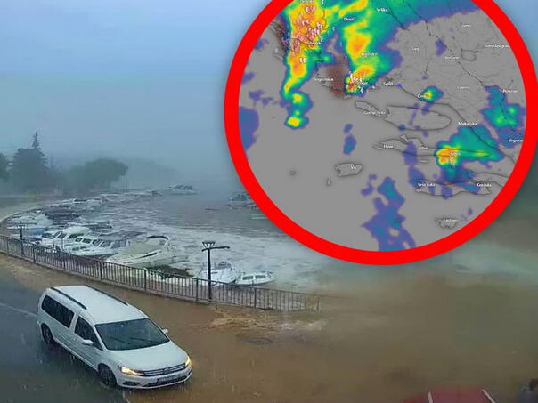 Poplave pogodile dio Dalmacije, zatvorena Jadranska magistrala