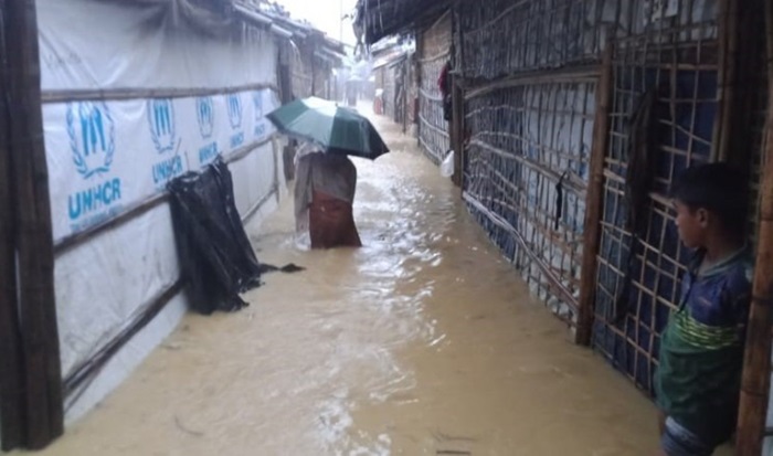 Poplavljeni izbjeglički kampovi Rohingya u Bangladešu