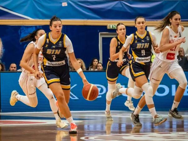 Poraz bh. košarkašica u Crnoj Gori