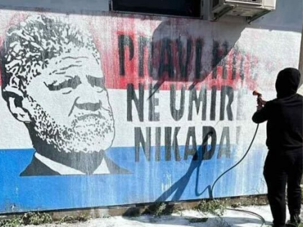Poraz institucija: Mural Praljku vraćen istog dana nakon uklanjanja