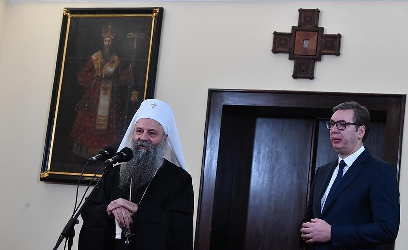 Porfirije 'molio Vučića da sačuva mir, da ne dođe do oružanih sukoba'