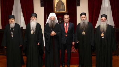 Porfirije odlikovao Miloševićevog ratnog huškača