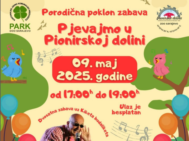 Porodična zabava u Pionirskoj dolini, ulaz besplatan