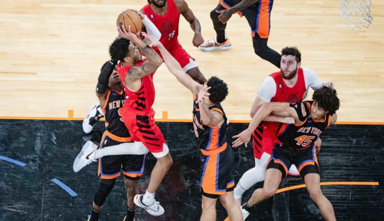 Portland slavio protiv New Yorka, Nurkić veoma blizu triple doublea