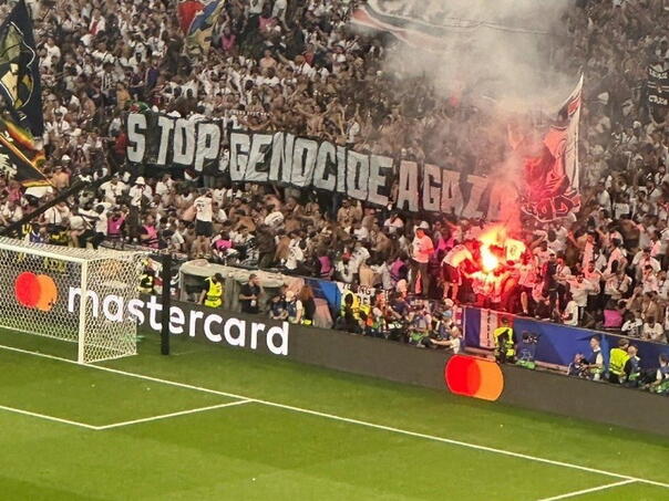 Poruka navijača PSG-a u finalu Lige prvaka: Zaustavite genocid u Gazi!