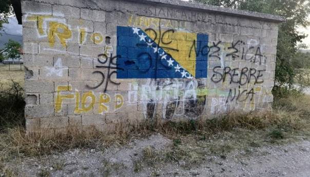 Poruka „Nož, žica, Srebrenica“ šokirala povratnike u Nevesinju