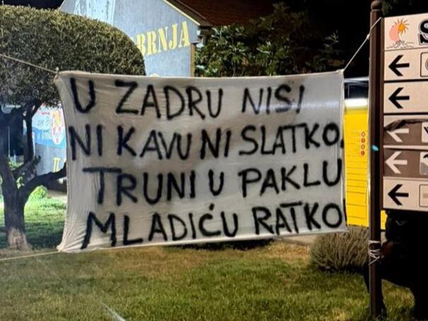 Poruka zločincu iz Hrvatske: U Zadru nisi ni kavu ni slatko, truni u paklu, Mladiću Ratko