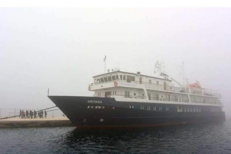 Posada kruzera u Malom Lošinju u karantinu