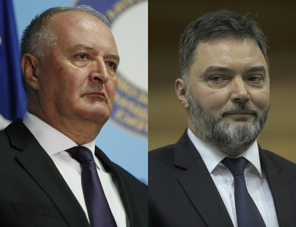 Poslanici danas o inicijativama za smjene ministara Košarca i Heleza