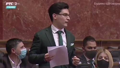 Poslanik na sjednici Skupštine Srbije govorio na kineskom