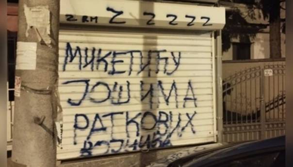 Poslanik u Skupštini Srbije prekrečio mural Mladića
