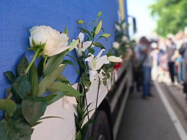 Posmrtni ostaci četiri žrtve spremni za kolektivnu dženazu u Prijedoru