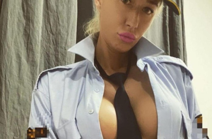 Postupak protiv makedonske policajke jer se slikala polugola u uniformi