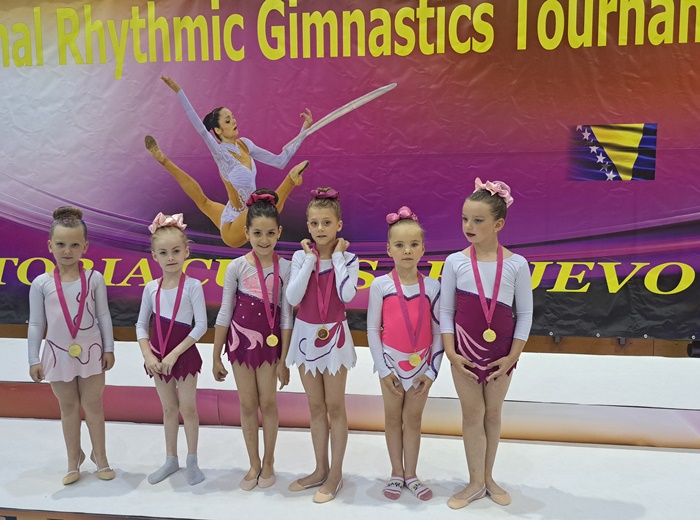 Posvećenost, vještina i upornost: Sjajni rezultati tuzlanskih gimnastičarki na 'Victoria Cupu'